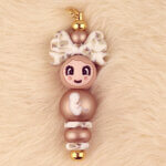 DIY Siliconen Kralen Pakket - Setje Mommy To Be Champagne Nugget - met Hangers – Bild 2