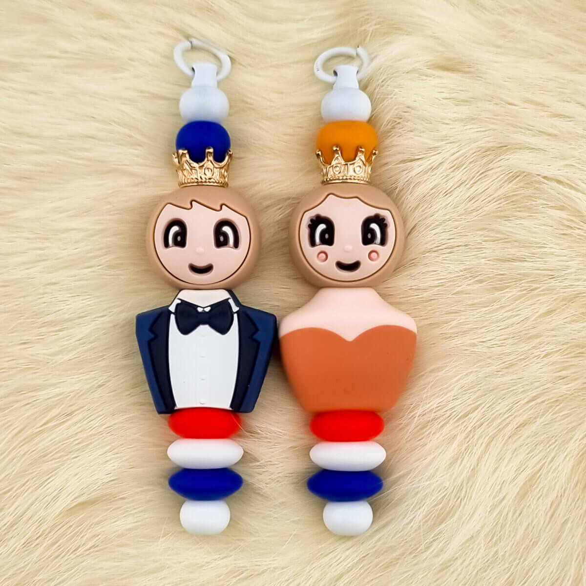 DIY Siliconen Kralen Pakket - Setje Koningsdag Compleet - Met Hangers - Afbeelding 4