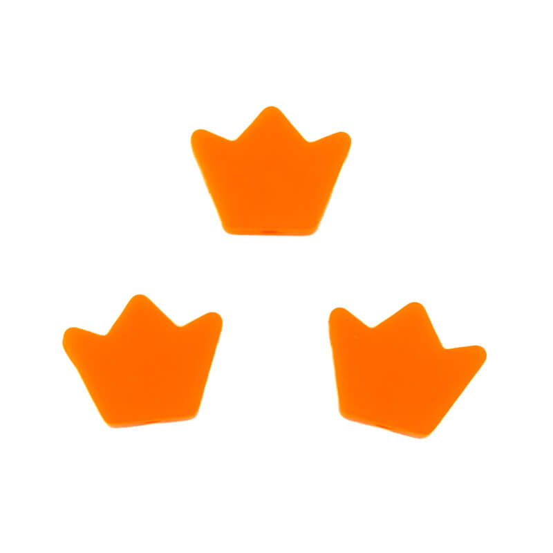 Siliconen kralen kroon oranje koningsdag