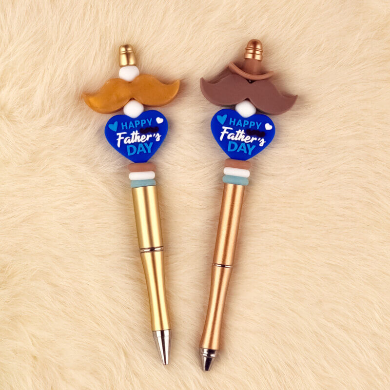 DIY Siliconen Kralen Pakket - Set Vaderdag - Pennen