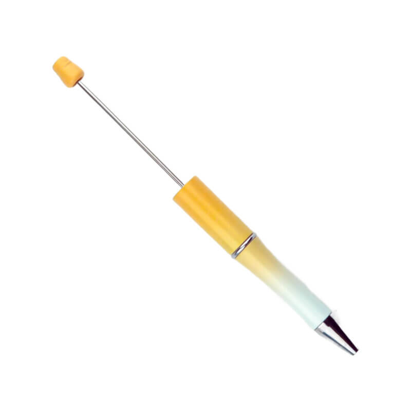 Stylo à billes - Cadeau pour femmes - Blanc Soleil Jaune Dégradé - Par 3 pièces