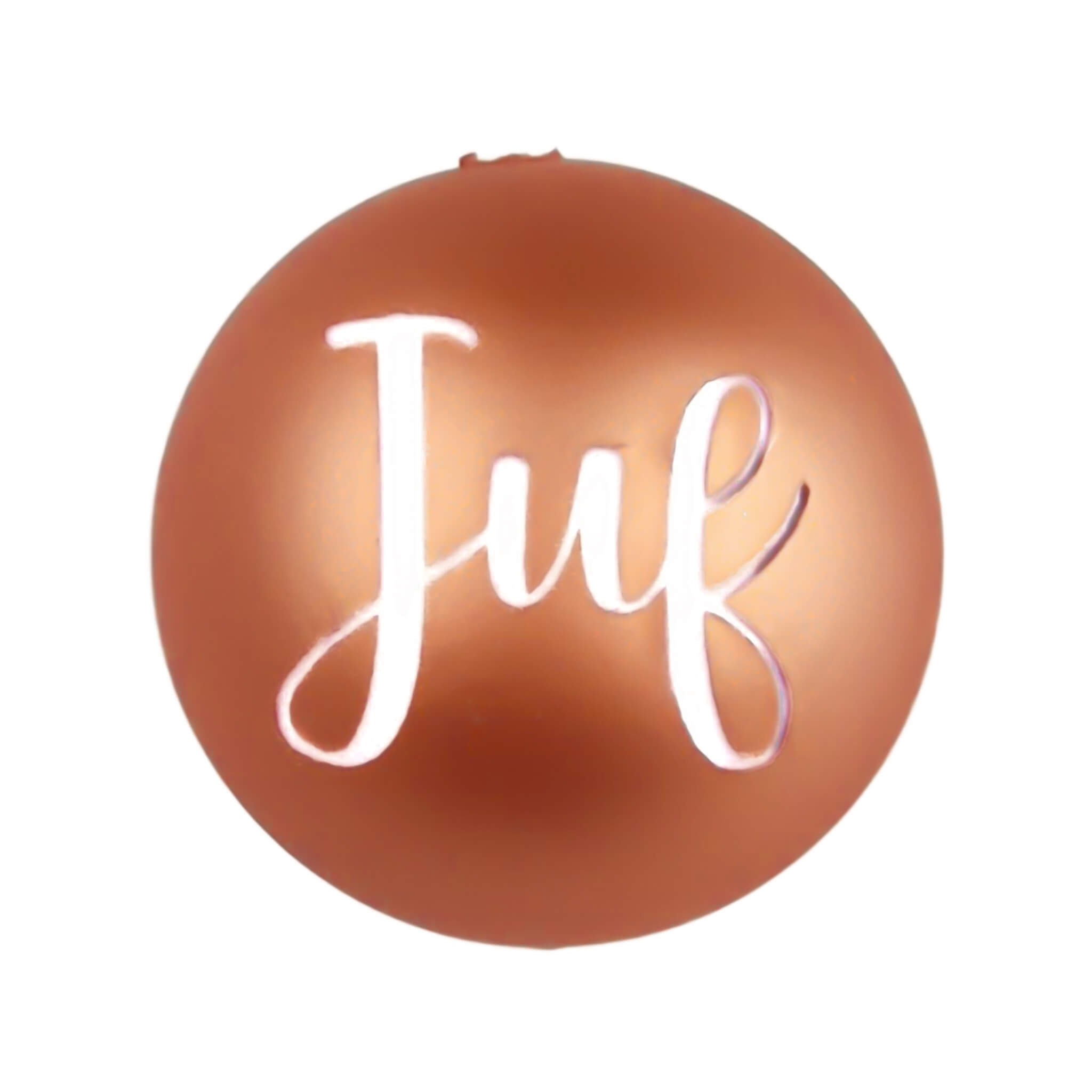 20240519_185205 Silicone Bead - Engraved - Copper Nugget - Teacher - 20 mm - Image 1