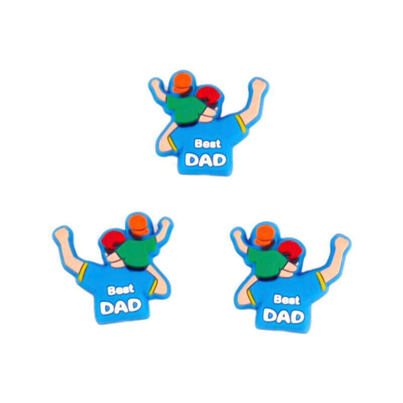 Silikonperlen - Bester Papa