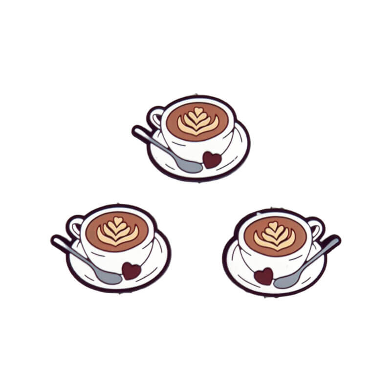 Perles en silicone - Tasse à café