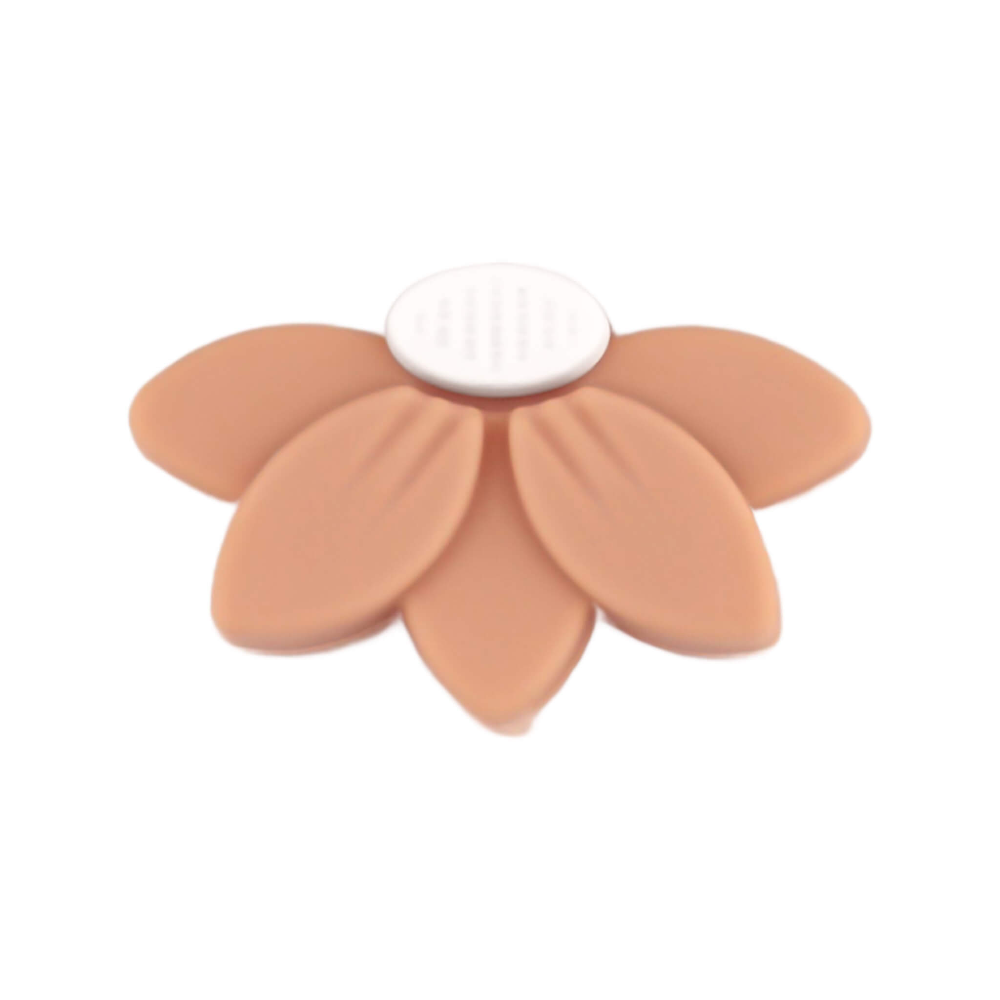 20240523_225906 Silikonperlen - Halb Gänseblümchen/Blume - Pfirsich Nackt – Bild 1