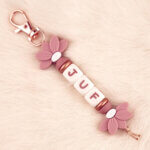 DIY Siliconen Kralen Pakket - Juffen Sleutelhangers Halve Bloem - Afbeelding 5