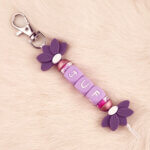 DIY Siliconen Kralen Pakket - Juffen Sleutelhangers Halve Bloem - Afbeelding 8