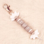 DIY Siliconen Kralen Pakket - Juffen Sleutelhangers Halve Bloem - Afbeelding 7