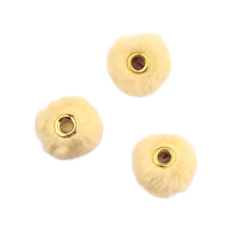 Pompon Beads - 20 mm - Soft Yellow