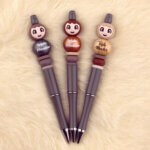 DIY Siliconen Kralen Pakket - Pennenset Meester - Bruin