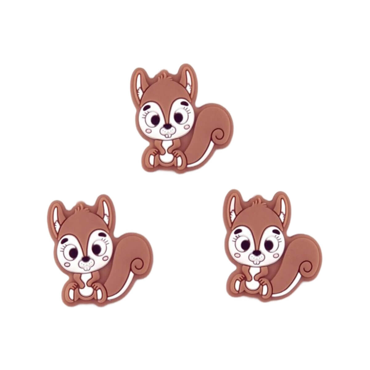 Silikonperlen - Eichhörnchen - Rose – Bild 2