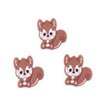 Silikonperlen - Eichhörnchen - Vollmilchschokolade