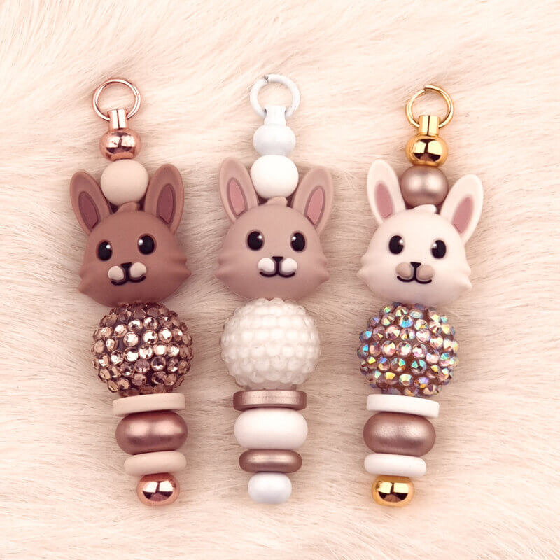 Konijnen hangers - Bruin