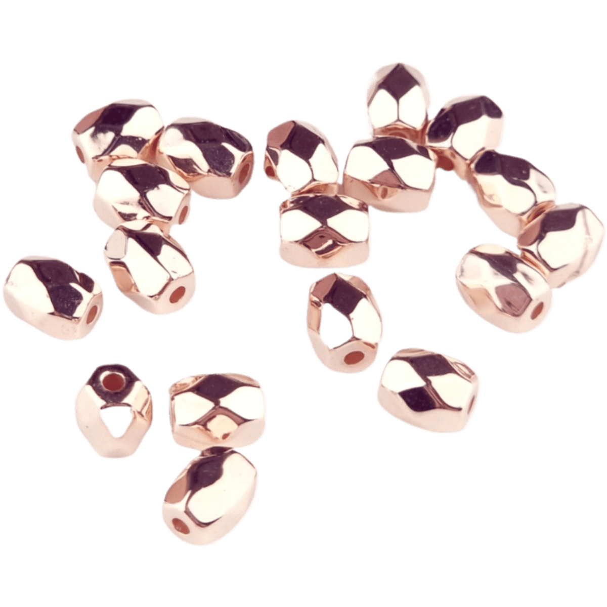 Acryl kralen - Rubicon - 6 mm - Rose Goud - Afbeelding 2