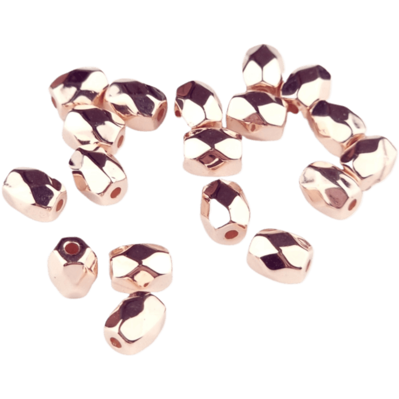 Acryl kralen - Rubicon - 6 mm - Rose Goud