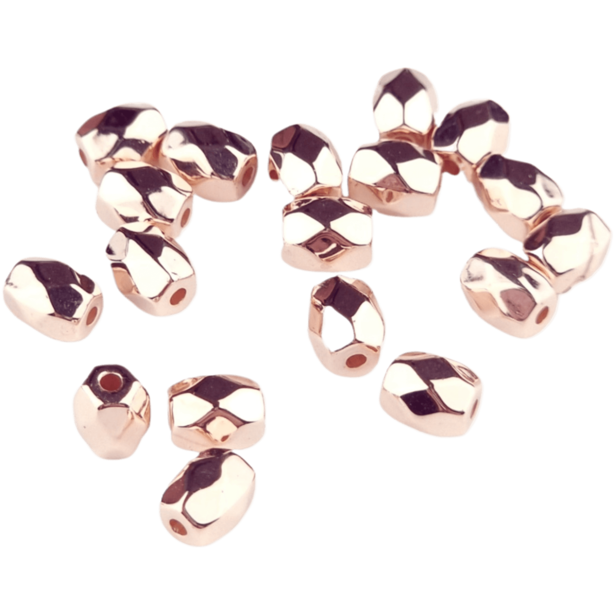 20240704_153913 Acryl kralen - Rubicon - 6 mm - Rose Goud - Afbeelding 1