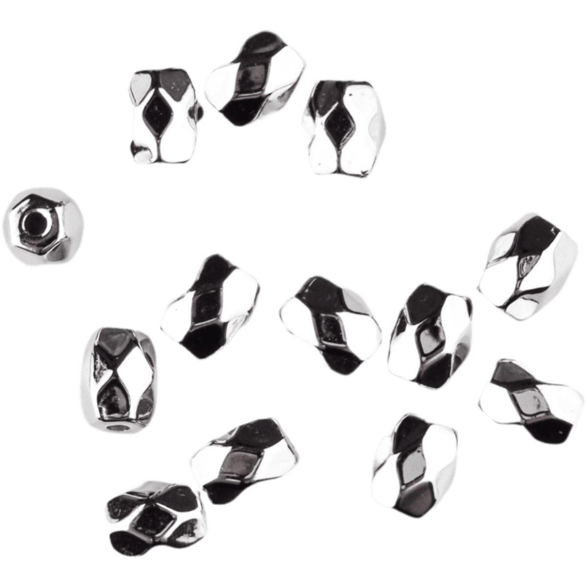 Acryl kralen - Rubicon - 6 mm - Zilver - Afbeelding 2