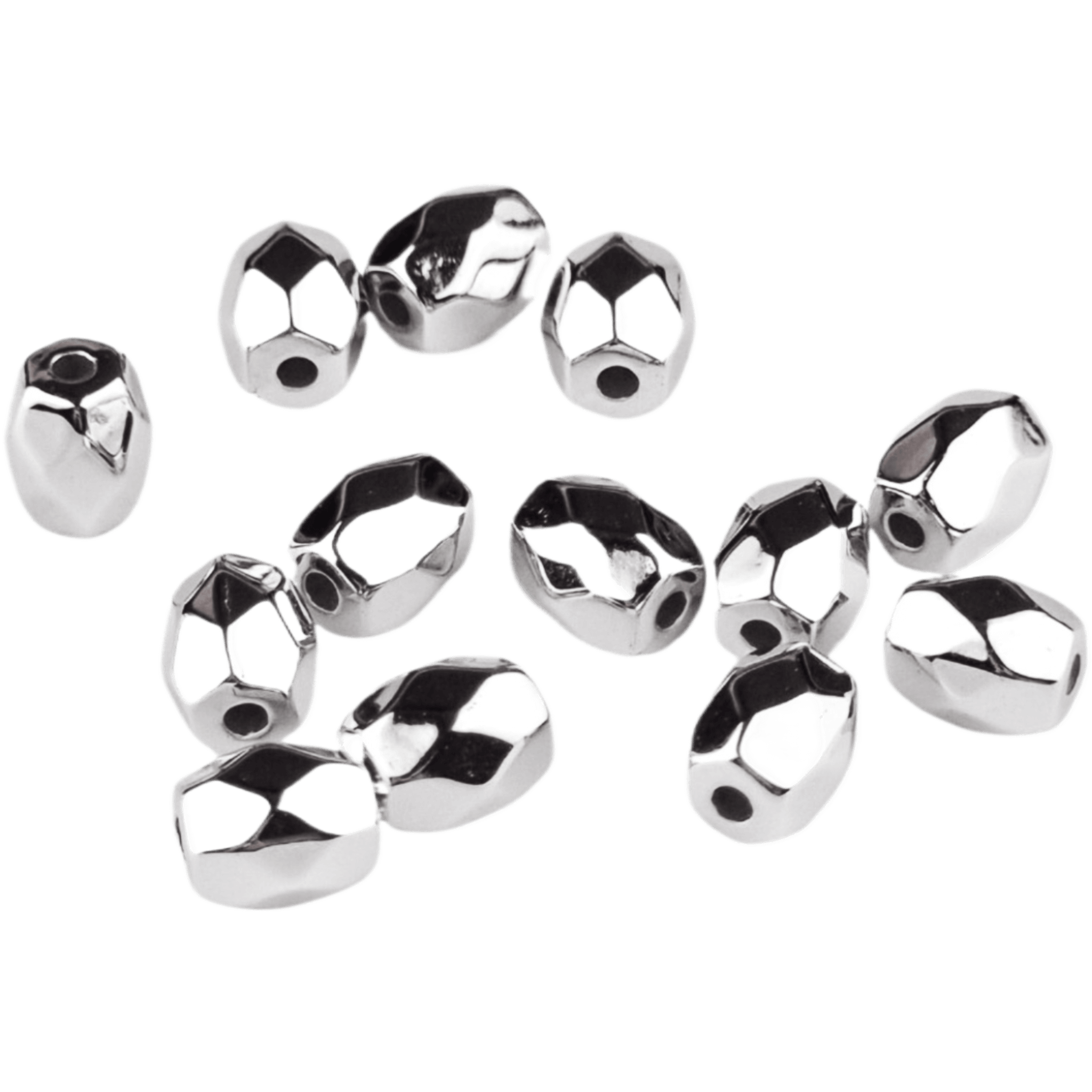 20240704_154055 Acryl kralen - Rubicon - 6 mm - Zilver - Afbeelding 1