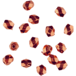 Acryl kralen - Rubicon - 6 mm - Koper - Afbeelding 2