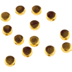 Acryl kralen - Schijfjes plat - 6 mm - Goud - Afbeelding 2