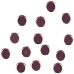 Acryl kralen - Schijfjes plat - 6 mm - Rose Goud - Afbeelding 2