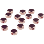 Acryl kralen - Schijfjes plat - 6 mm - Rose Goud