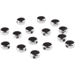 Acryl kralen - Schijfjes plat - 6 mm - Zilver - Afbeelding 2