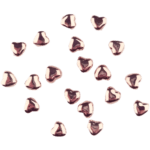 Acryl kralen - Hartje - 6 mm - Rose Goud