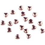 Acryl kralen - Hartje - 6 mm - Rose Goud - Afbeelding 2