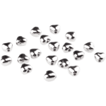 Acryl kralen - Hartje - 6 mm - Zilver - Afbeelding 3