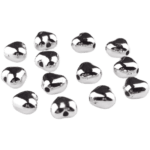 Acryl kralen - Hartje - 6 mm - Zilver - Afbeelding 2