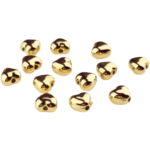 Acryl kralen - Hartje - 6 mm - Wit Goud - Afbeelding 3