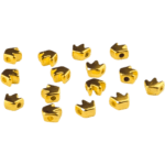 Perles acryliques - Étoile - 6 mm - Or – Image 3