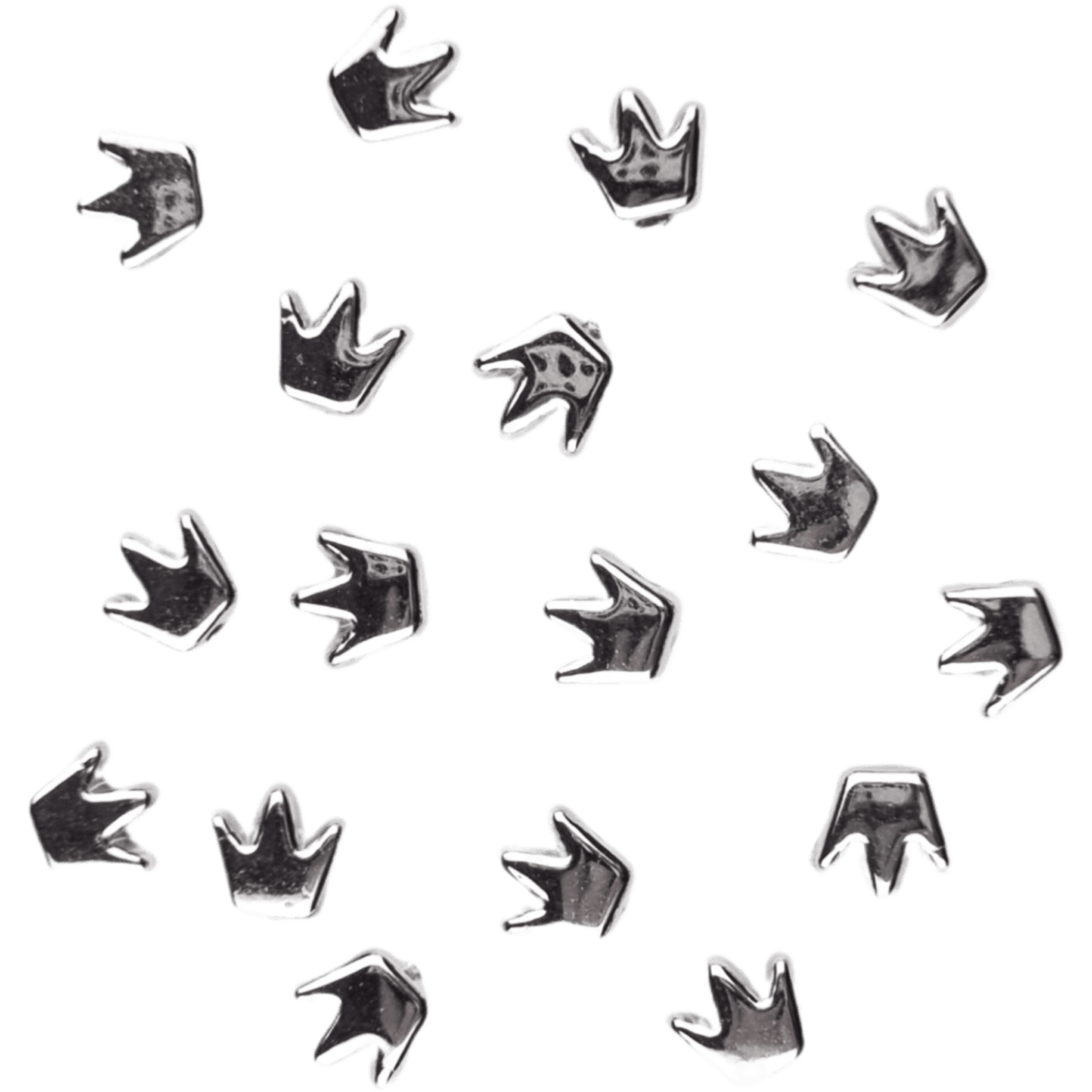 Acryl kralen - Kroon - 6 mm - Zilver - Afbeelding 3