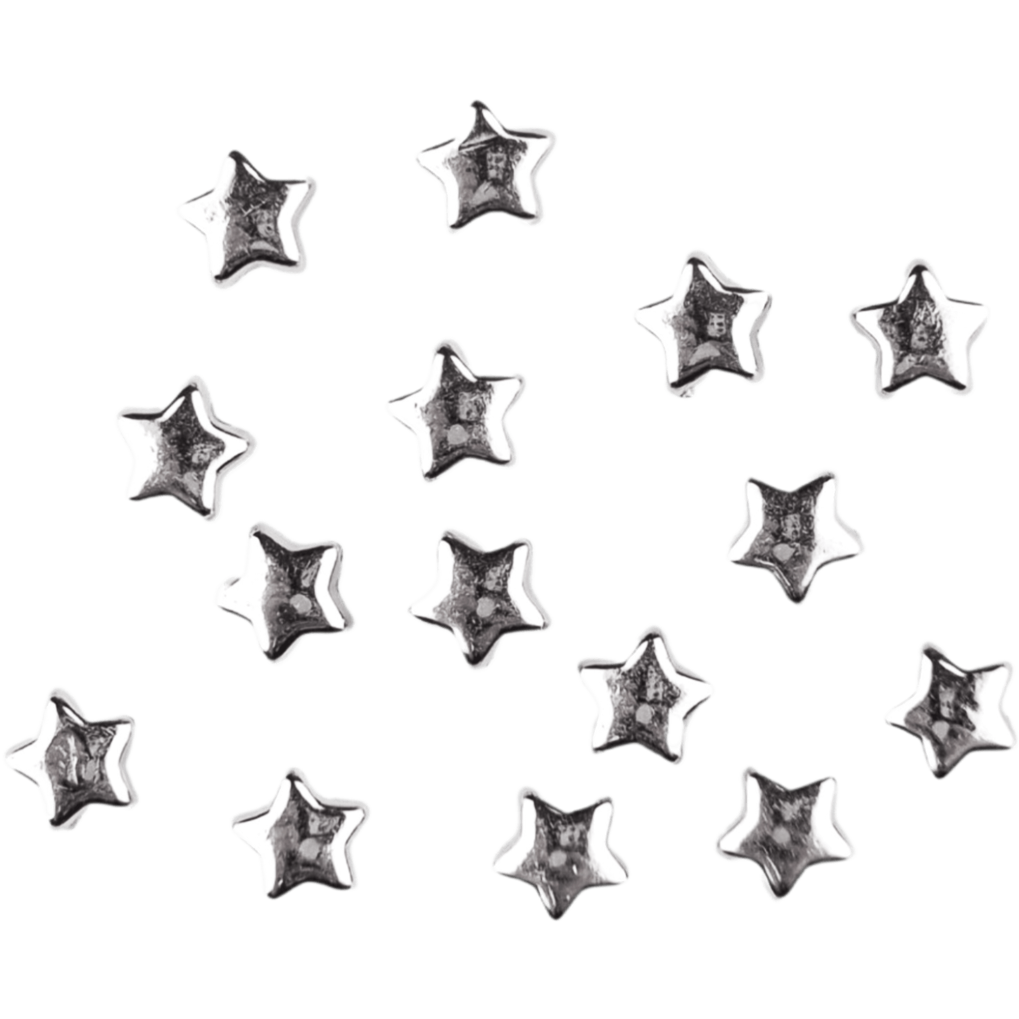 20240704_155623 Acryl kralen - Ster - 6 mm - Zilver - Afbeelding 1