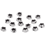 Acryl kralen - Ster - 6 mm - Zilver - Afbeelding 3