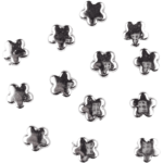 Acryl kralen - Bloem - 6 mm - Zilver