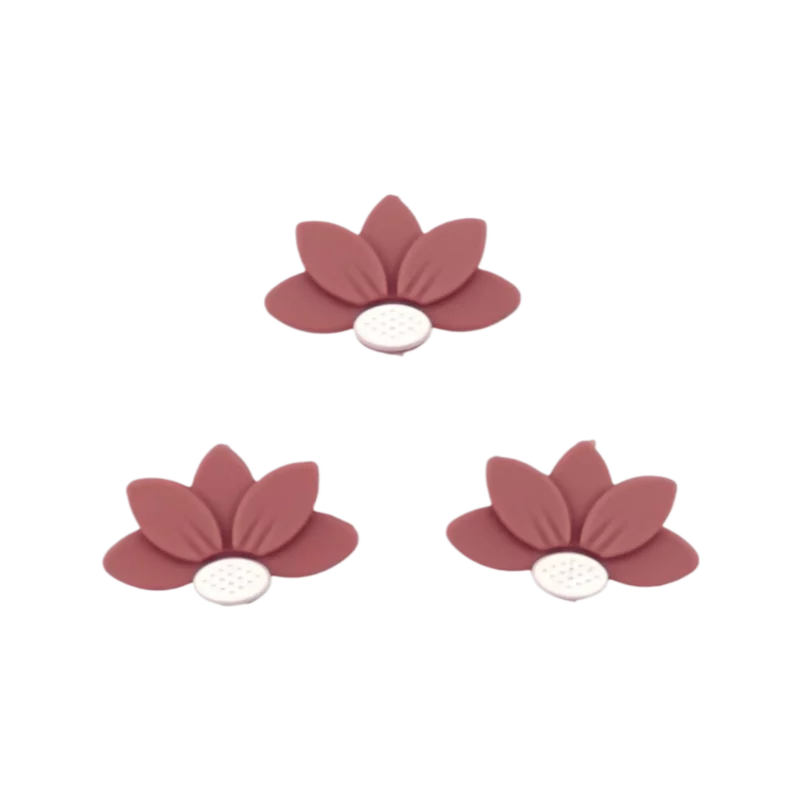 Dunkelrosa halbes Gänseblümchen