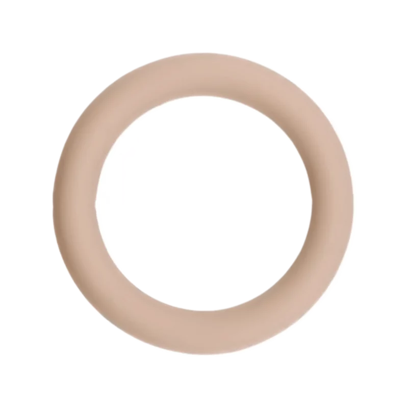 Silikonring - Auffädelbar - 7 cm - Wood