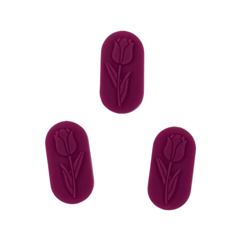 Silikonperlen - Tulpenstein - Beere