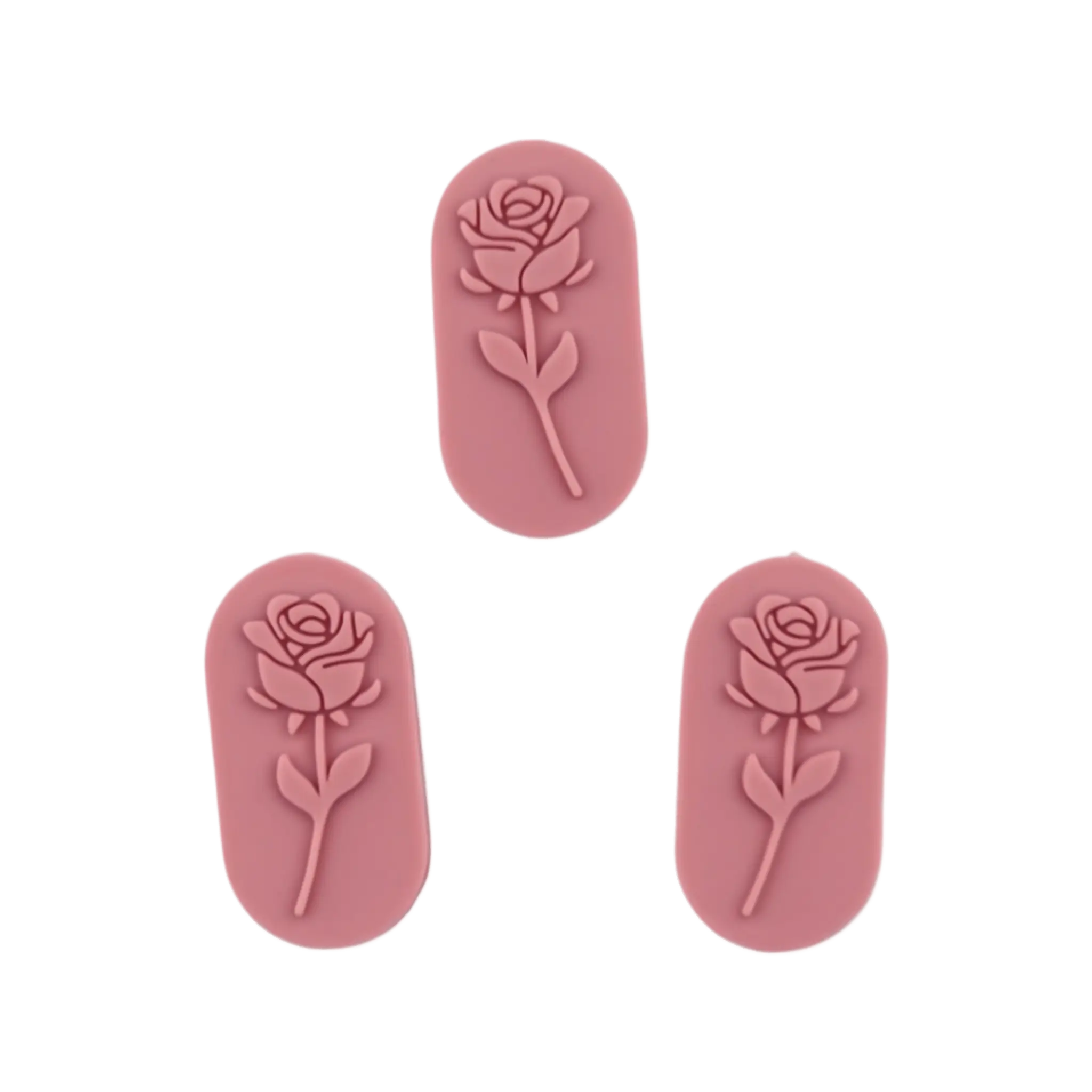 Namenlos-347 Silikonperlen - Rose Stein - Rose – Bild 1