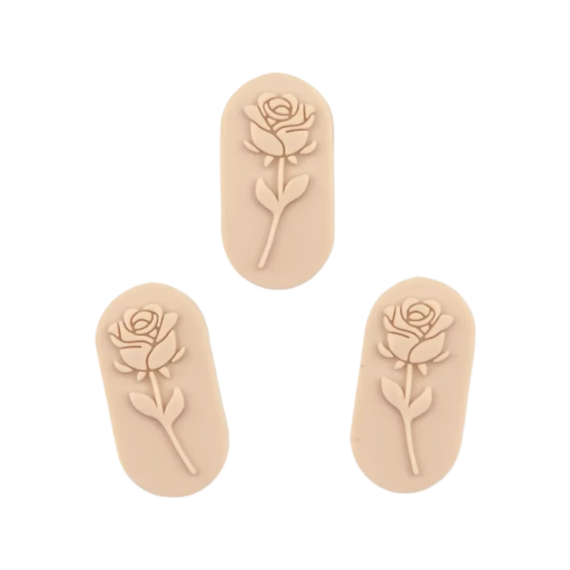 Silikonperlen - Rosenstein - Alte Spitze