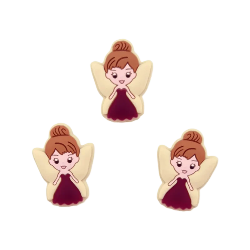 Siliconen kralen - Fee - Berry - Old Lace