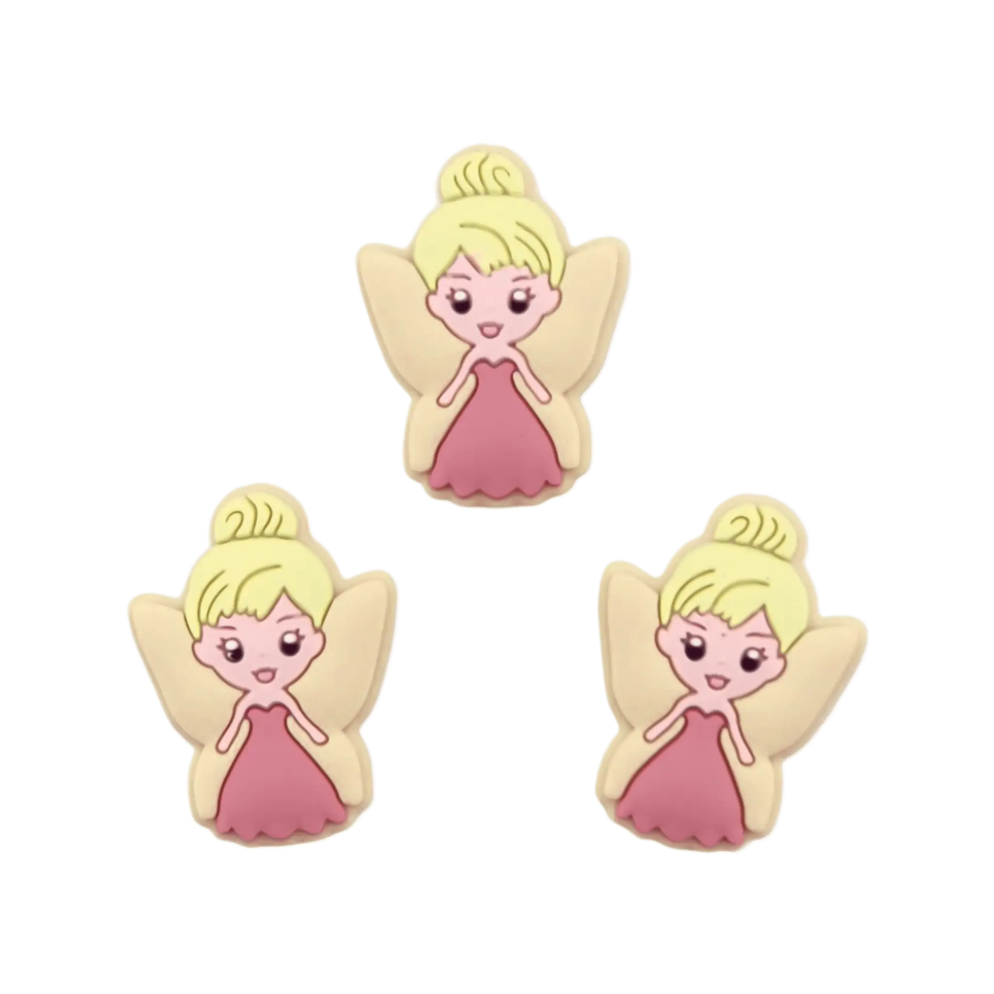 Naamloos-356 Siliconen kralen - Fee - Rose - Old Lace - Afbeelding 1