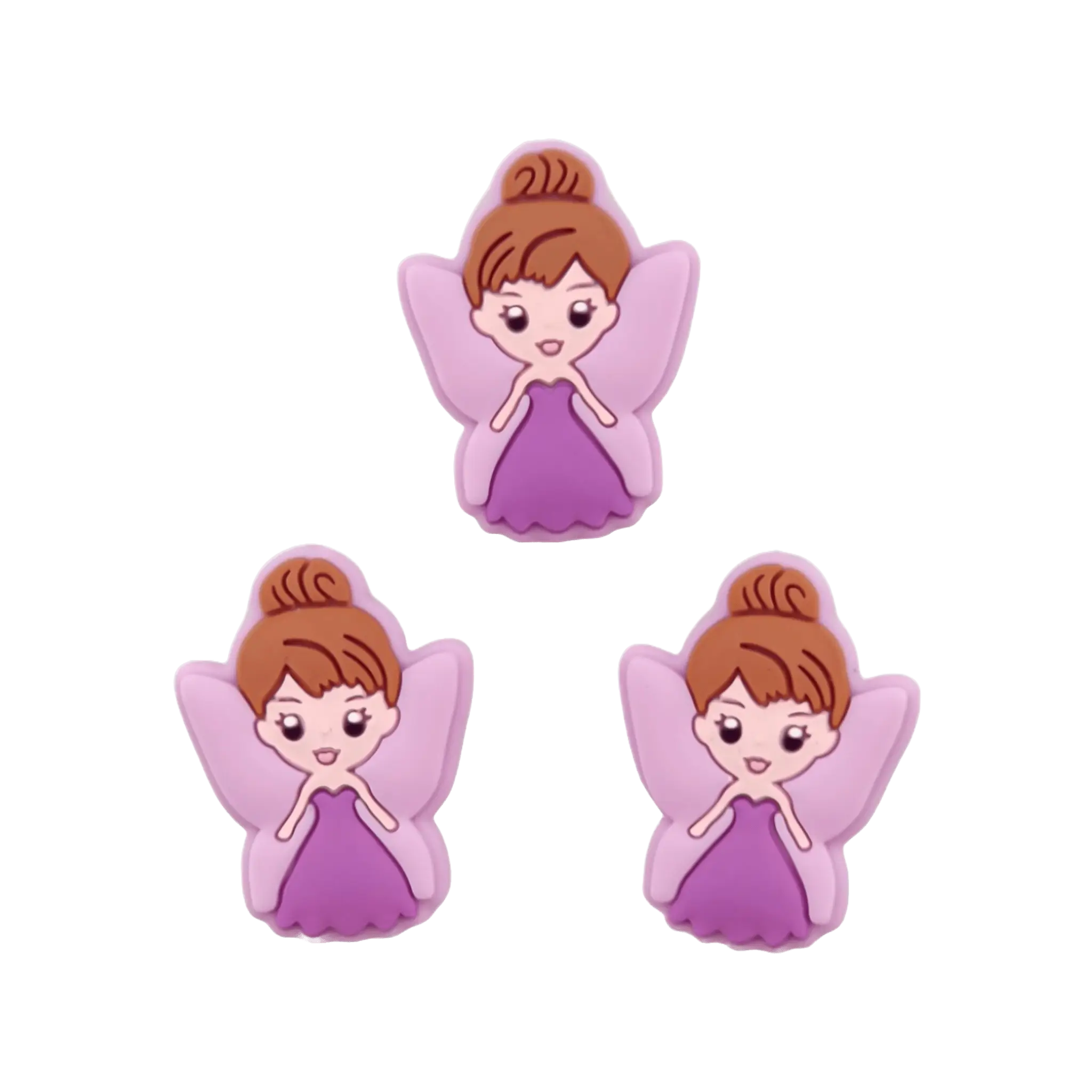 Naamloos-358 Siliconen kralen - Fee - Poeder lila - Paars - Afbeelding 1