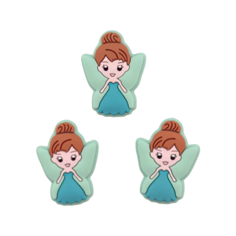 Siliconen kralen - Fee - Turquoise - Mint