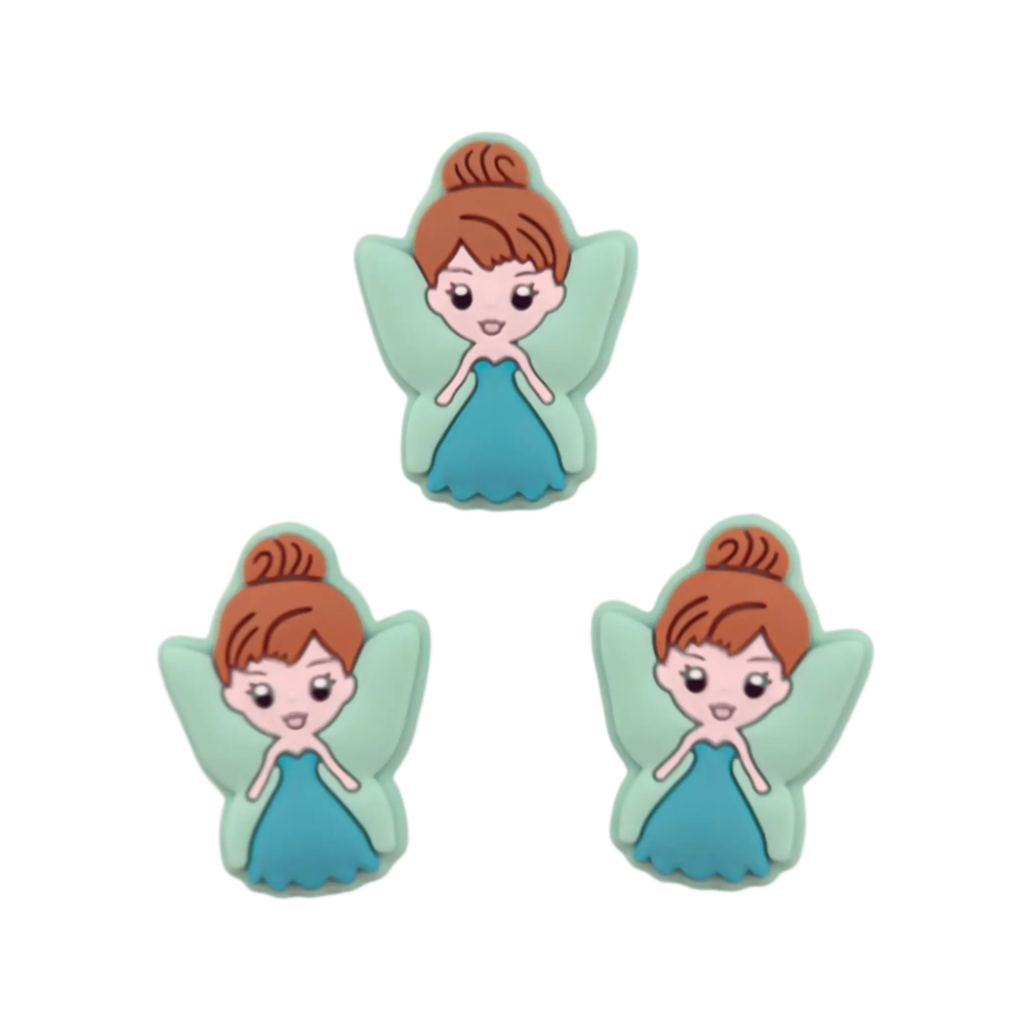 Naamloos-359 Siliconen kralen - Fee - Turquoise - Mint - Afbeelding 1