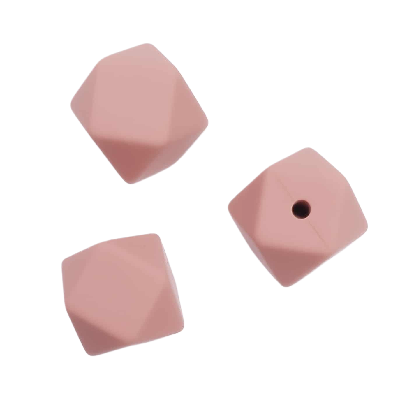 Silikon Perlen Sechseck Rosenholz Schnuller Schnur Beißring Silikon Perlen Sechseck Rosenholz Schnuller Schnur Beißring