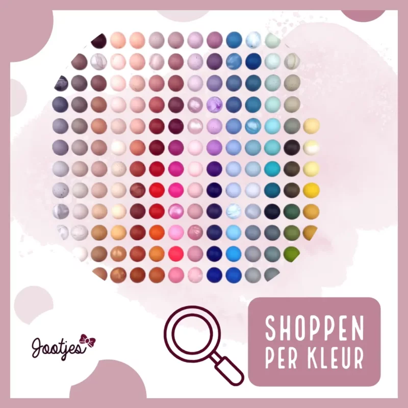 Siliconen kralen inkopen per kleur