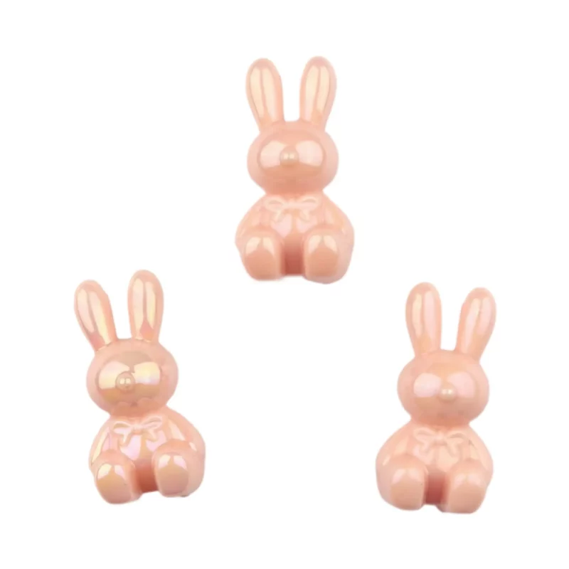 Acryl Kaninchen - 35x18x18 MM - Helles Pfirsich